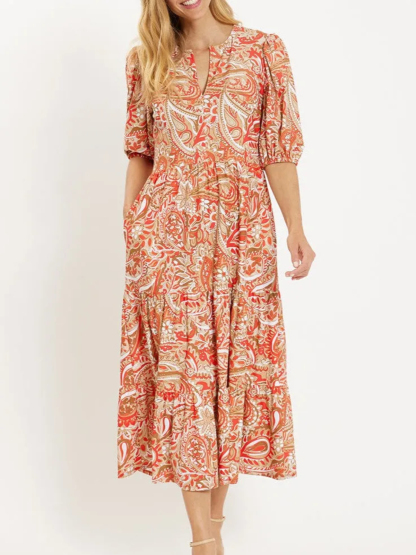 Floral elegant fashion dress