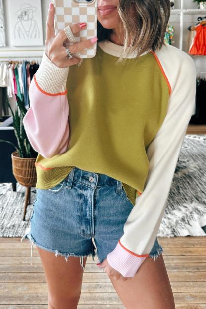 Kat Color-Block Sweater