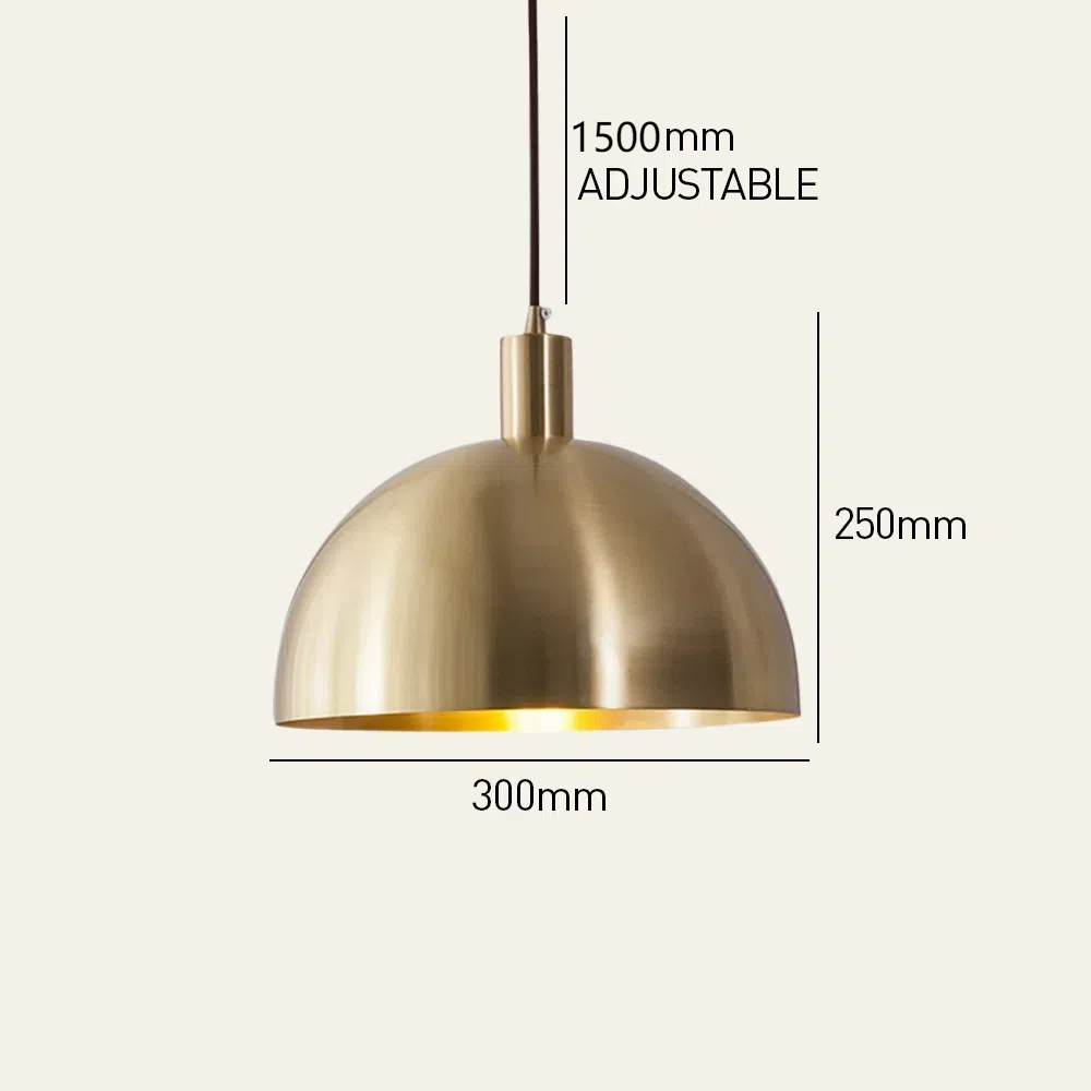 Vintage Chic Gold Brass Dining Room Pendant Lights