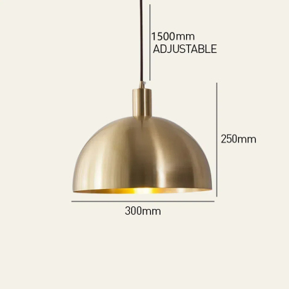 Vintage Chic Gold Brass Dining Room Pendant Lights