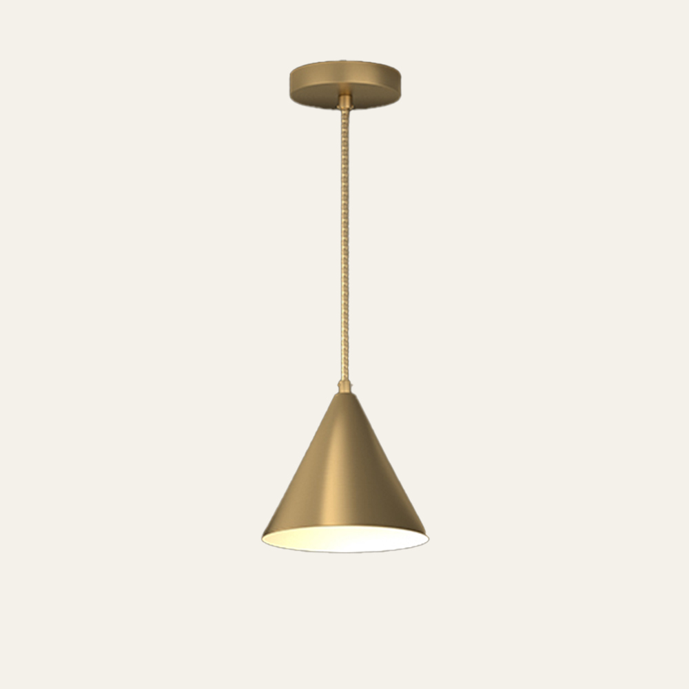 Modern Gold And Black Round Brass Pendant Lights For Dining Room