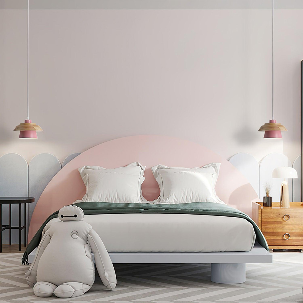 Minimalist Rustic Wood Round Pendant Lights