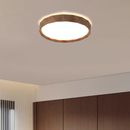 Retro Stylish Iron Flush Mount LED Ceiling Lights For Living Room