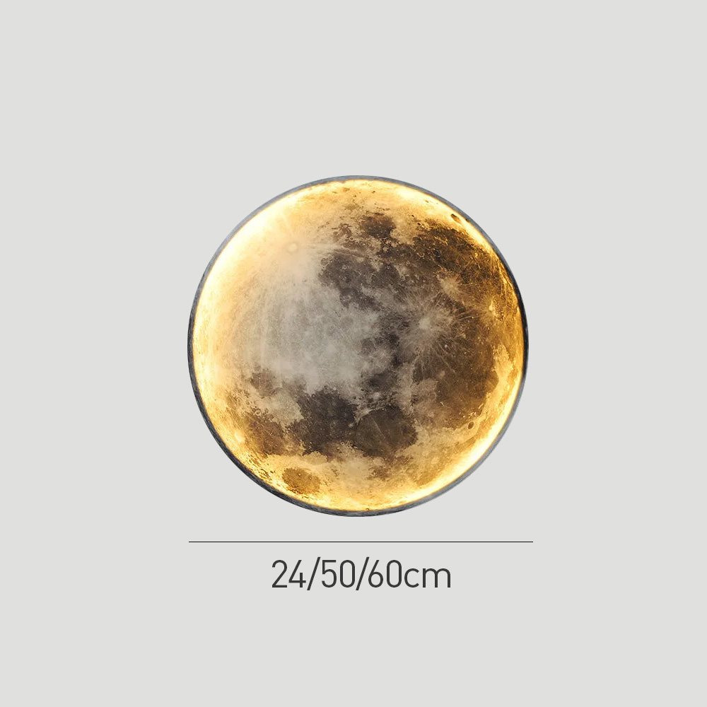 LED Moon Acrylic Home Decro Wall Lamp