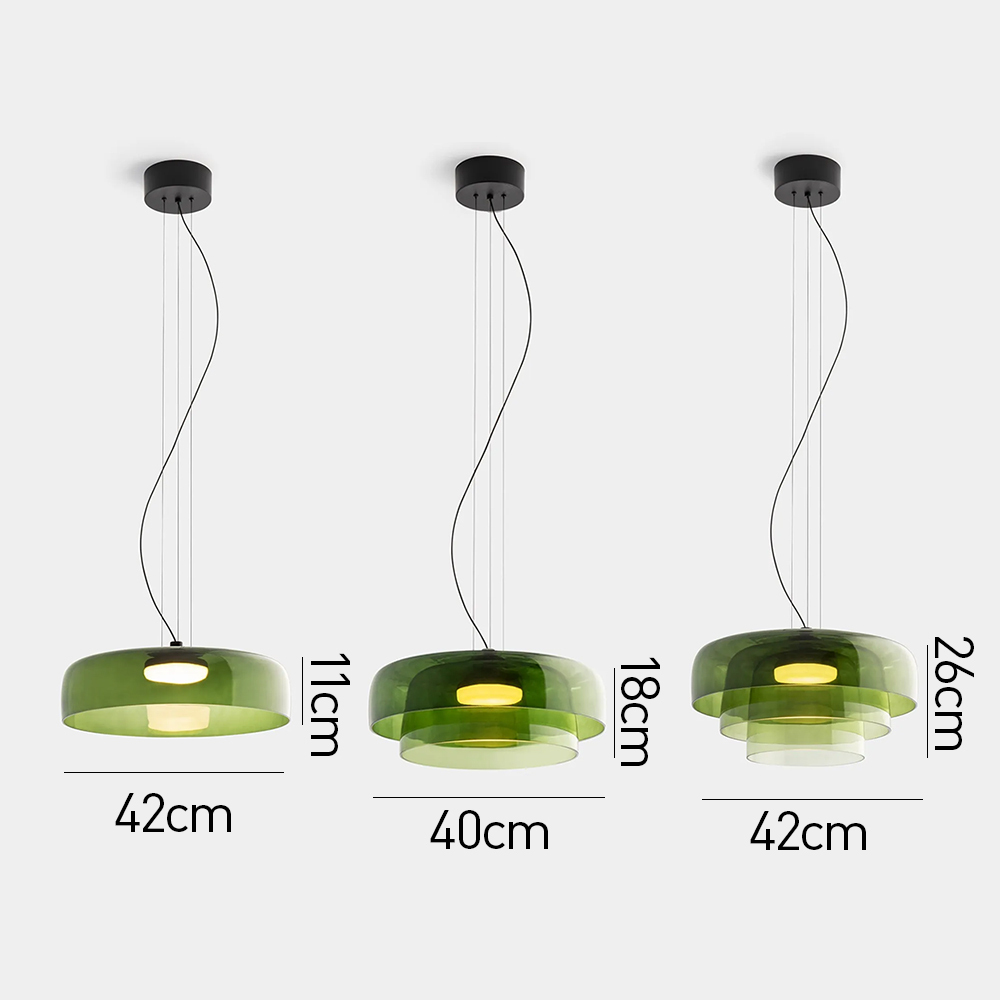 Medieval Nordic Creative Glass Pendant Hanging Lights