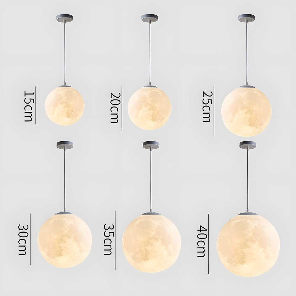 Creative Universe Planet Moon Bedroom Pendant Light