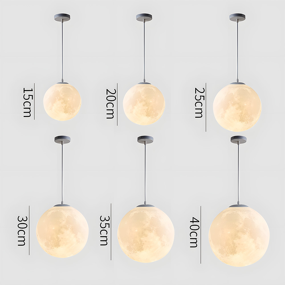 Creative Universe Planet Moon Bedroom Pendant Light