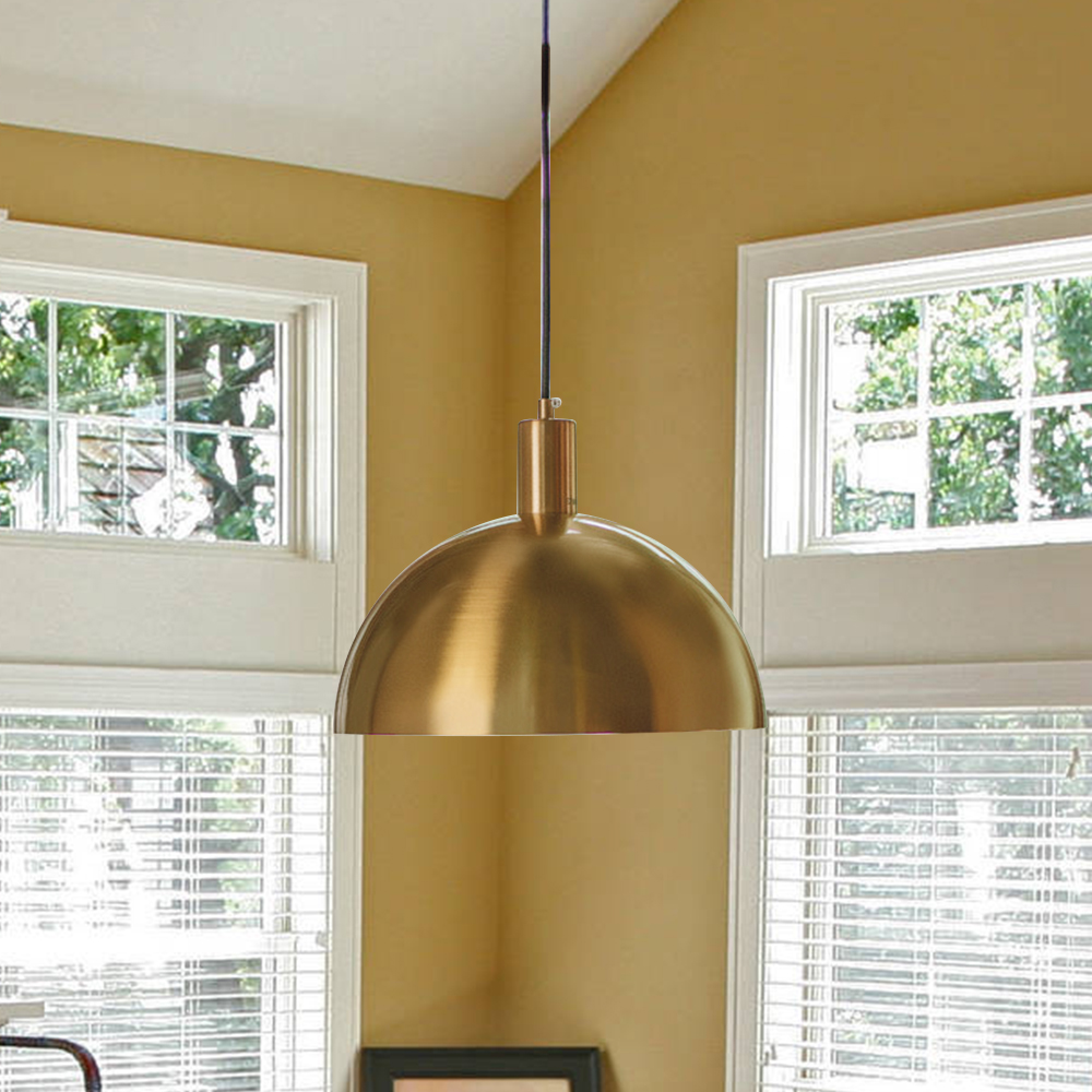 Vintage Chic Gold Brass Dining Room Pendant Lights