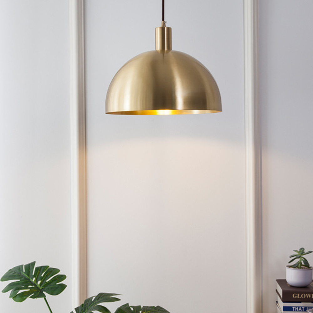Vintage Chic Gold Brass Dining Room Pendant Lights