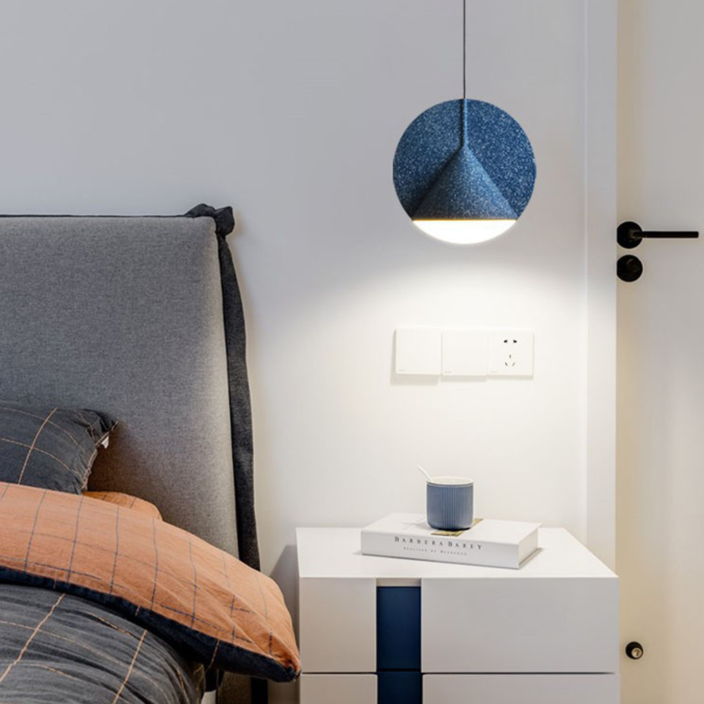 Macaron Industrial Resin LED Pendant Lights For Dining Room