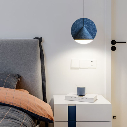 Macaron Industrial Resin LED Pendant Lights For Dining Room