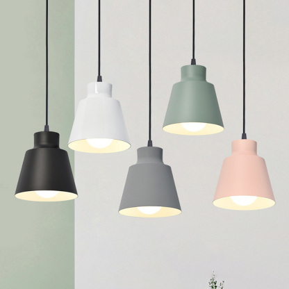 Minimal Decor Round Iron Pendant Lights For Kitchen