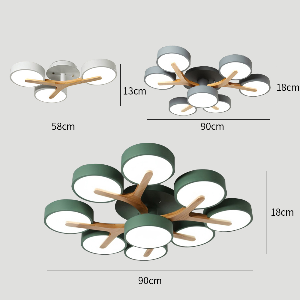 Contemporary Stylish Acrylic Living Room LED Ceiling Lights