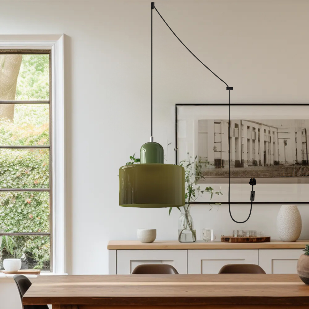 Modern Bauhaus Glass Pendant Lamp