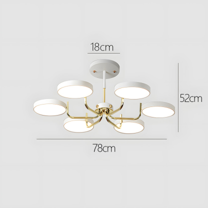 Modern Iron LED Ceiling Light For Living Room