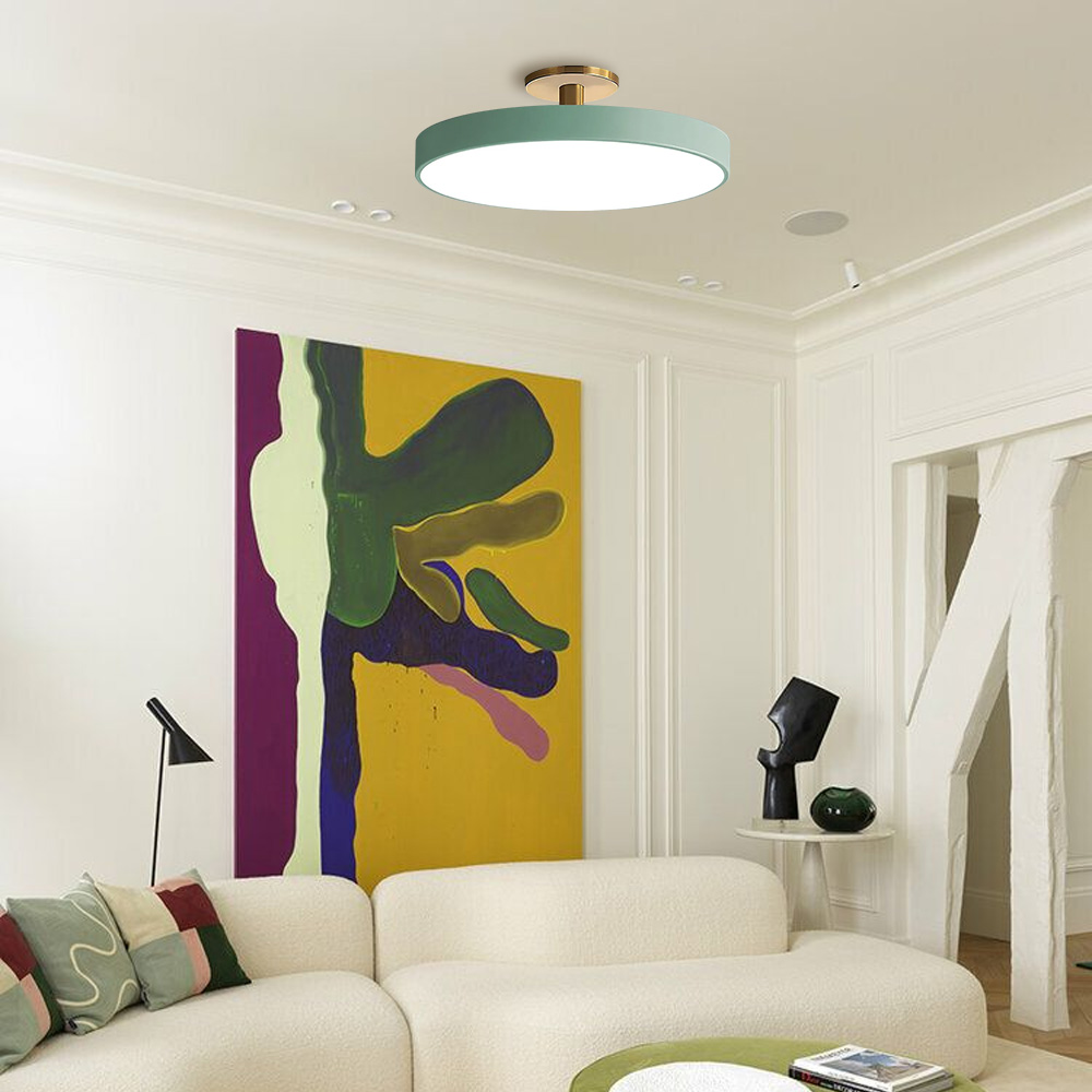 Modern Colored LED Round Ceiling Light