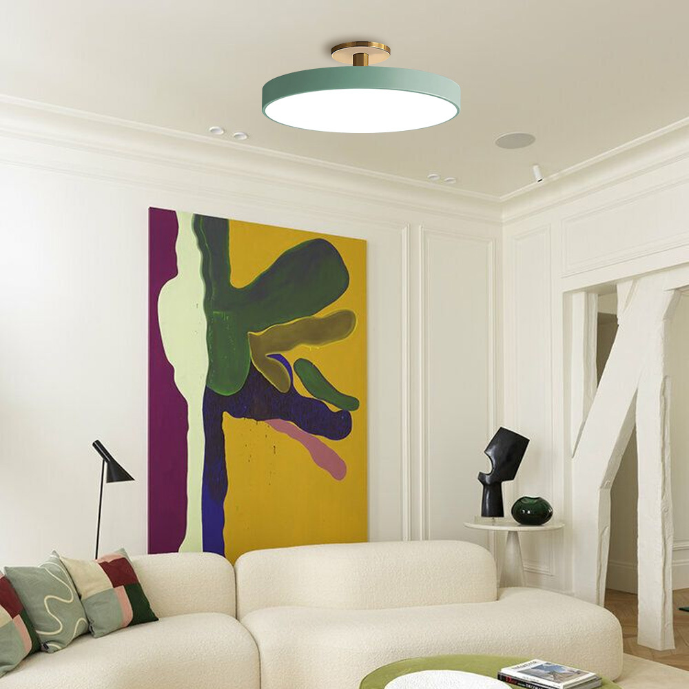 Modern Colored LED Round Ceiling Light