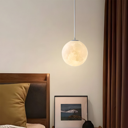 Creative Universe Planet Moon Bedroom Pendant Light