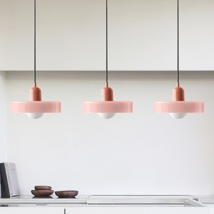 3 Heads Minimalism Art Decor Glass Pendant Light For Kitchen