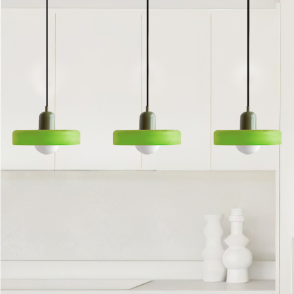 3 Heads Minimalism Art Decor Glass Pendant Light For Kitchen