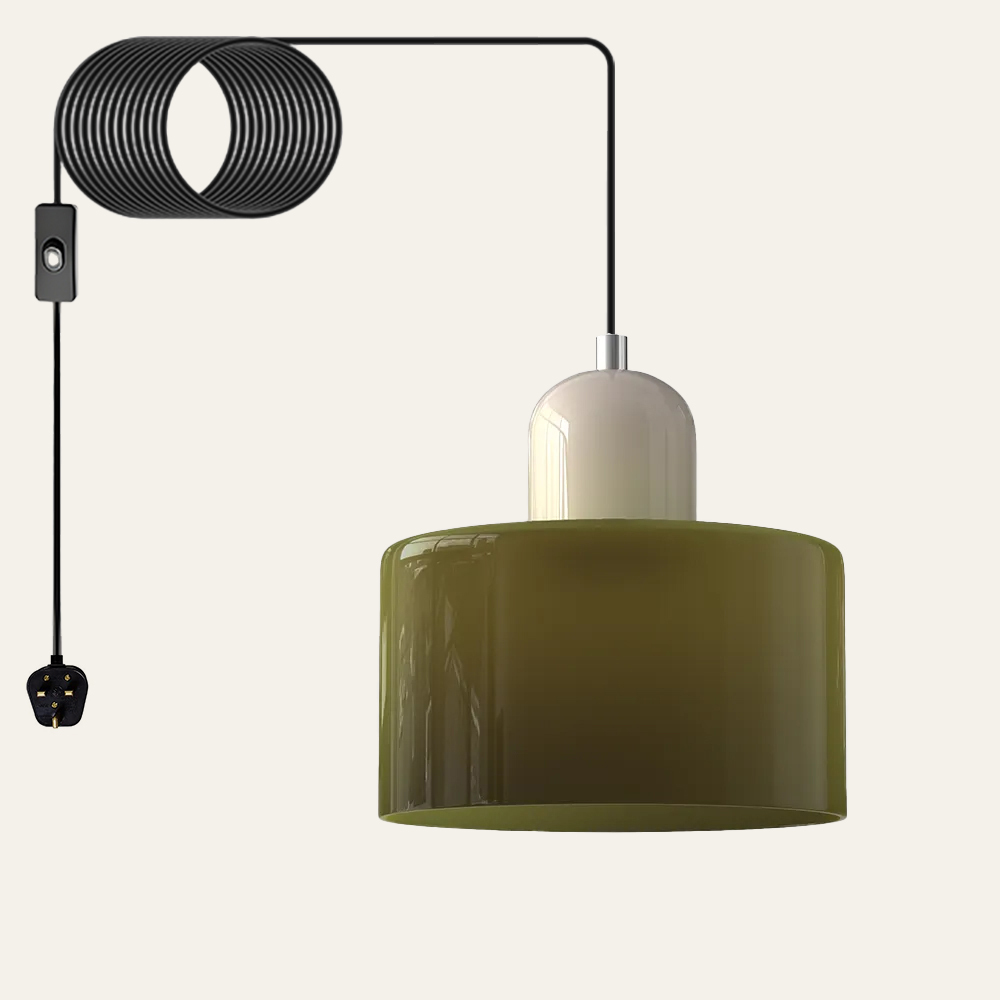 Modern Bauhaus Glass Pendant Lamp