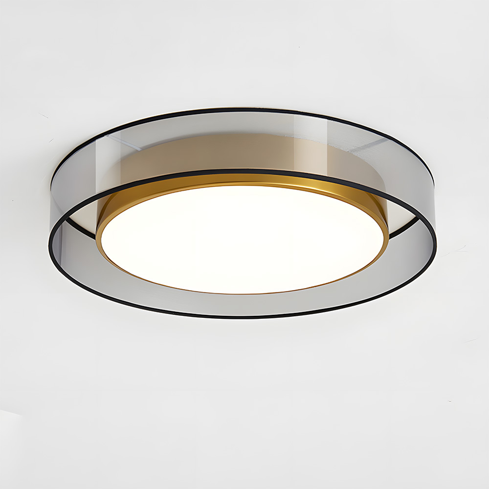 Luxury Creative Round Flush Mount LED Bedroom Ceiling Light