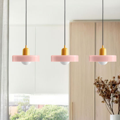 3 Heads Minimalism Art Decor Glass Pendant Light For Kitchen