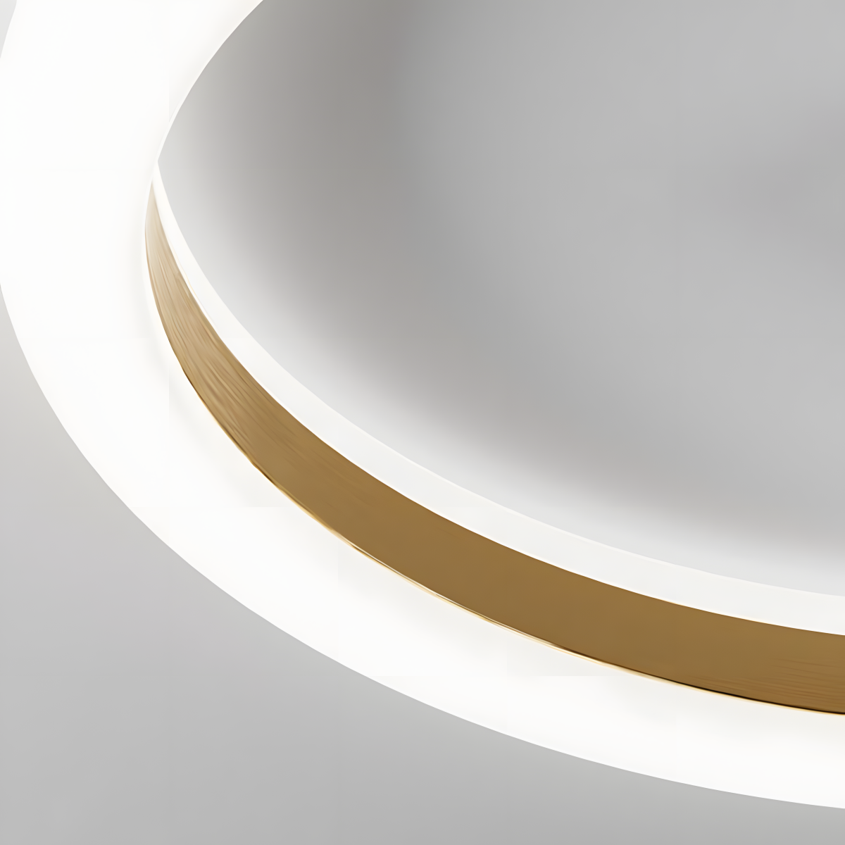 Contemporary Stylish Round Iron Living Room LED Ceiling Light