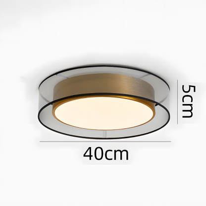 Luxury Creative Round Flush Mount LED Bedroom Ceiling Light