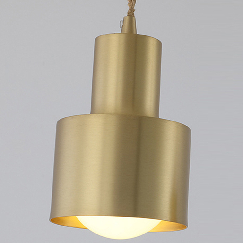 Minimalist Retro Gold Brass Dining Room Pendant Lights