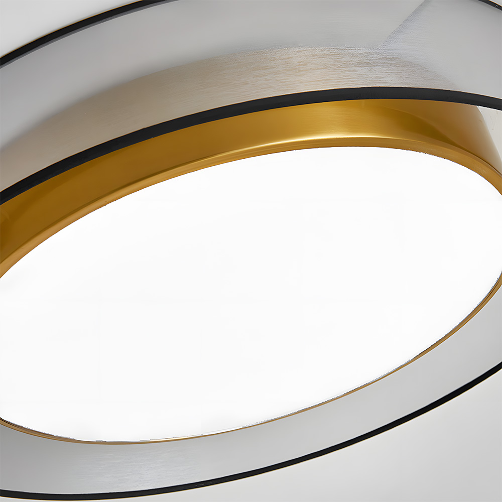 Luxury Creative Round Flush Mount LED Bedroom Ceiling Light