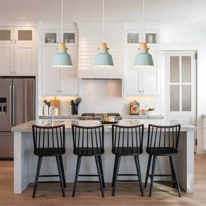 Creative Decor Macarons Wood Bedroom Pendant Lighting