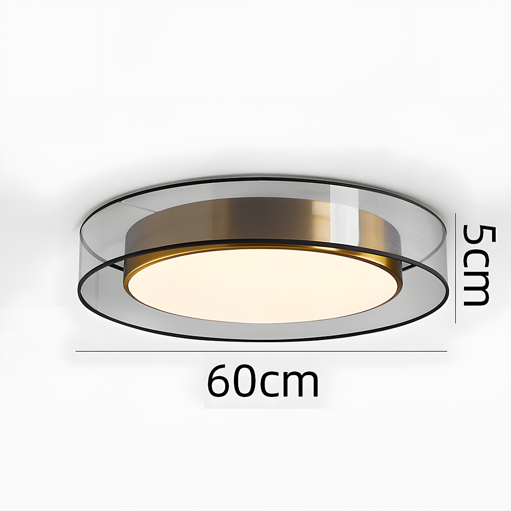 Luxury Creative Round Flush Mount LED Bedroom Ceiling Light