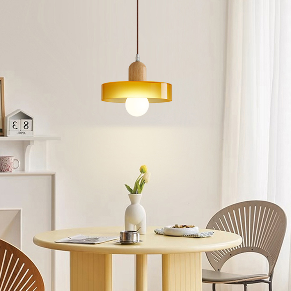 Modern Bauhaus Glass Pendant Lights For Dining Room