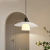 Modern Art White Glass Pendant Lights For Dining Room