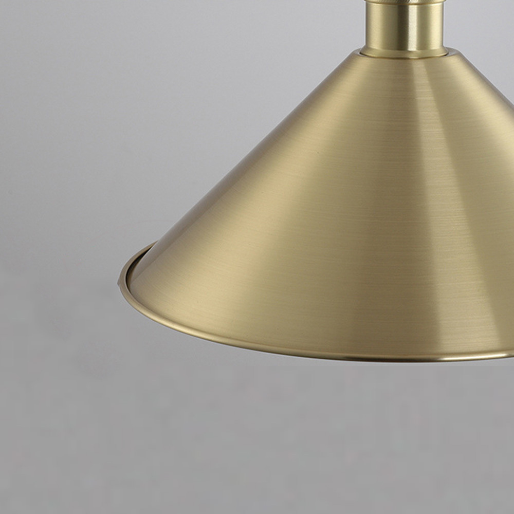 Retro Industrial Round Brass Pendant Lights For Kitchen