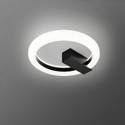 Contemporary Stylish Round Iron Living Room LED Ceiling Light