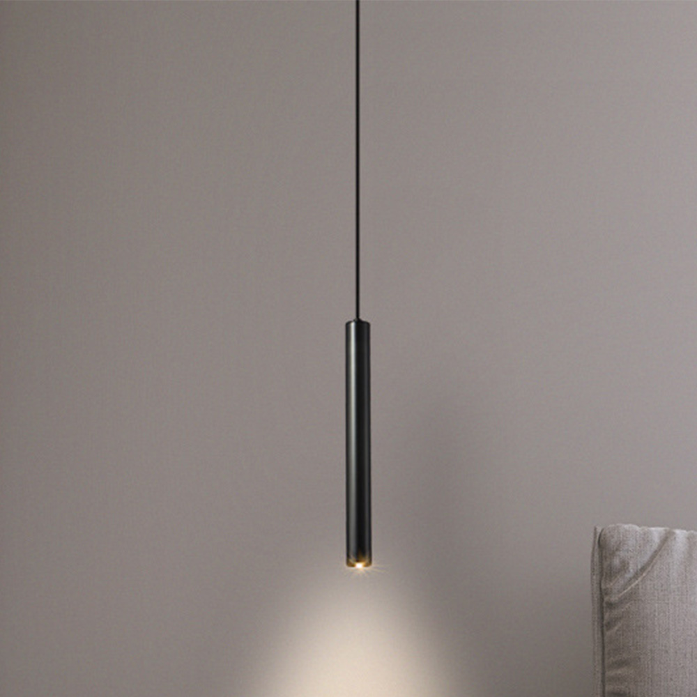 Gold And Black Brass Industrial LED Pendant Lights For Dining Room