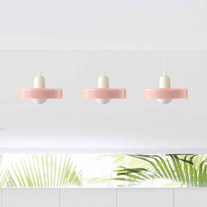 3 Heads Minimalism Art Decor Glass Pendant Light For Kitchen