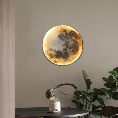 LED Moon Acrylic Home Decro Wall Lamp