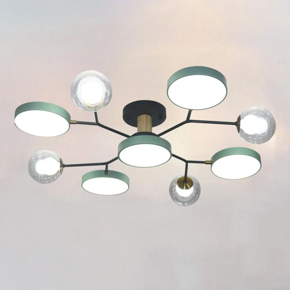 Multi Bulbs LED Colorful Living Room Ceiling Light