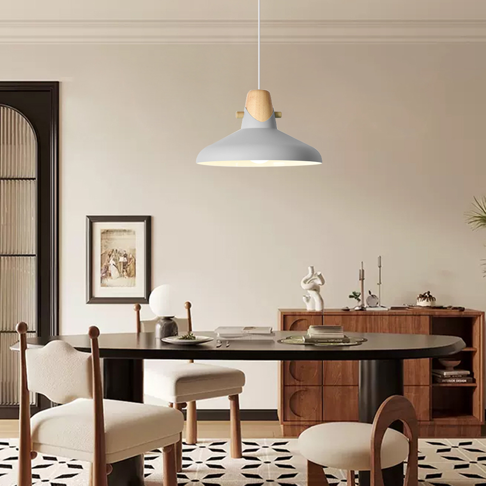 Creative Decor Macarons Wood Bedroom Pendant Lighting