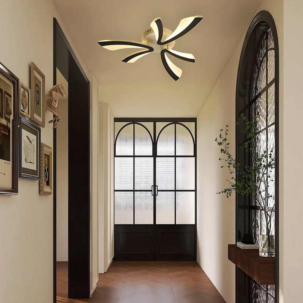 Nordic Acrylic Petal LED Ceiling Light for Living Room