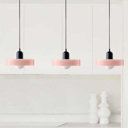 3 Heads Minimalism Art Decor Glass Pendant Light For Kitchen