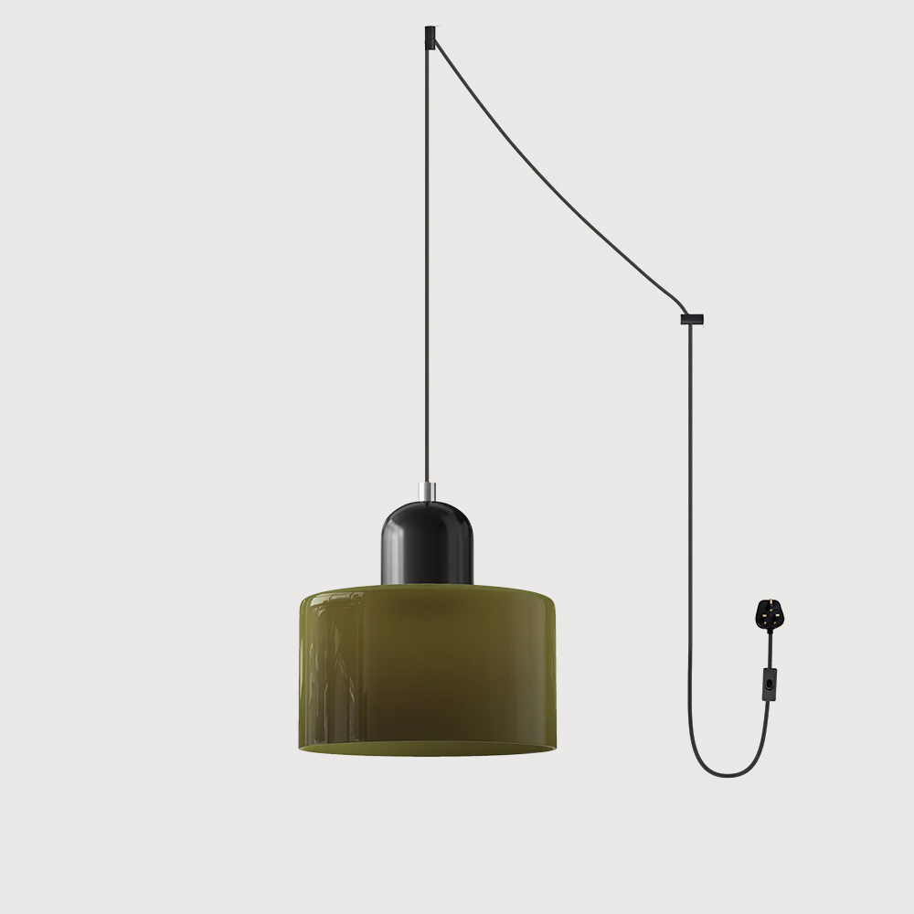 Modern Bauhaus Glass Pendant Lamp