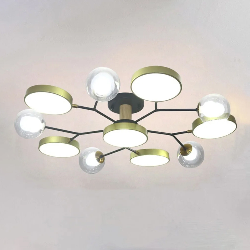Multi Bulbs LED Colorful Living Room Ceiling Light