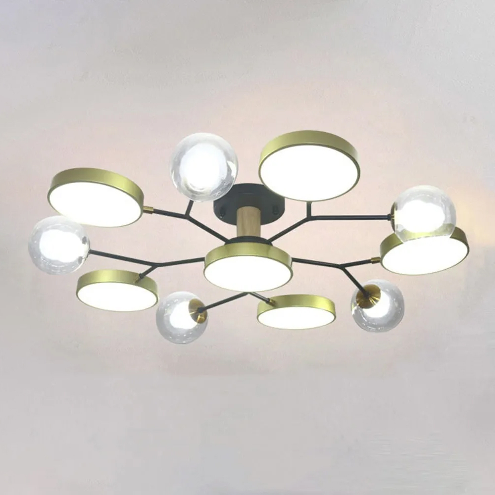 Multi Bulbs LED Colorful Living Room Ceiling Light