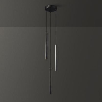 Gold And Black Brass Industrial LED Pendant Lights For Dining Room