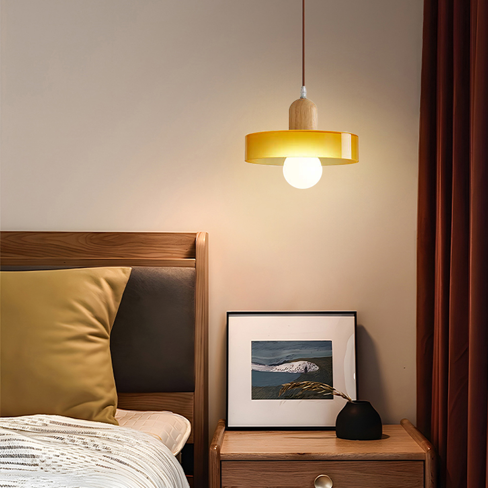 Modern Bauhaus Glass Pendant Lights For Dining Room