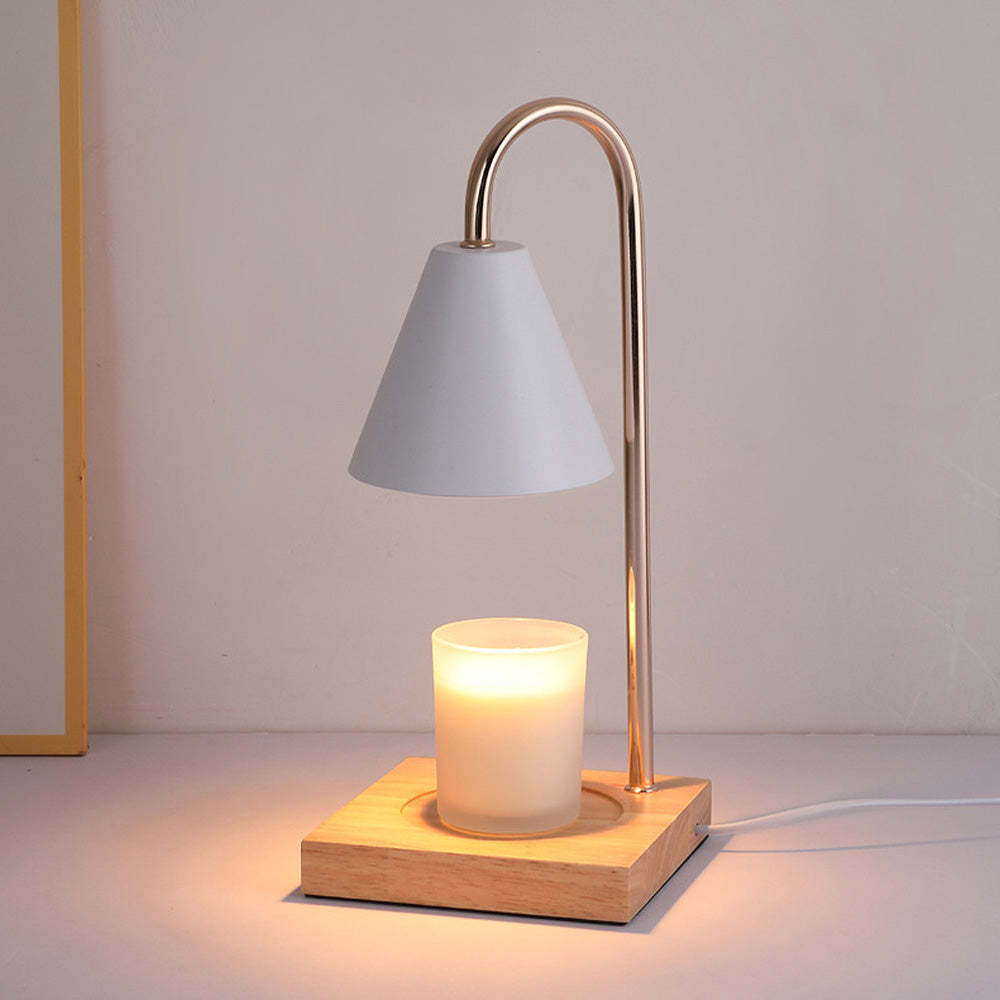 Wood Simple Iron Bedroom Mini Candle Warmer Light